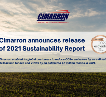 Cimarron Releases 2021 Sustainability Report and Adopts Broadened Framework for Environmental, Social and Governance (ESG) Initiatives
