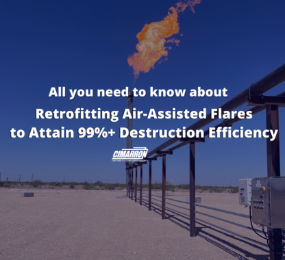 Retrofitting Air-Assisted Flares to Attain 99%+ Destruction Efficiency
