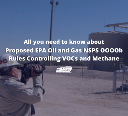 Proposed EPA Oil and Gas NSPS OOOOb Rules Controlling VOCs and Methane